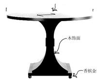 后现代新古典风格圆形角几