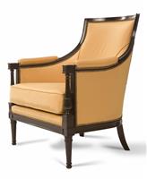 美式新古典风格扶手休闲椅