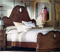 美式新古典风格有床尾屏的床CBG-0305