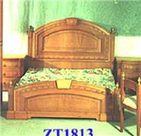 美式古典风格有床尾屏的床CBG-0023