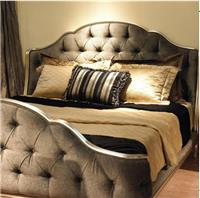 美式新古典风格有床尾屏的床CBG-0032