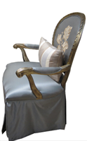 后现代新古典风格扶手休闲椅HF-1001246