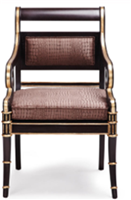 美式新古典风格扶手书椅HF-1002678