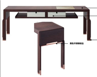 后现代新古典风格方形装饰台HF-1001812
