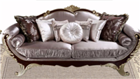 美式古典风格有扶手双位沙发HF-1002680
