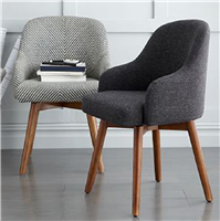 美式新古典风格扶手书椅HF-1002959