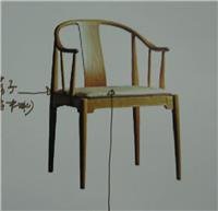 新中式风格扶手休闲椅ZSY-0031