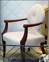 后现代新古典风格扶手休闲椅YRBY-0019
