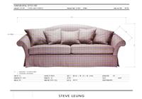 现代风格有扶手双位沙发SFSXQ-0935