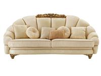 美式古典风格有扶手双位沙发