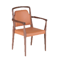 现代风格扶手餐椅HF-2020-176